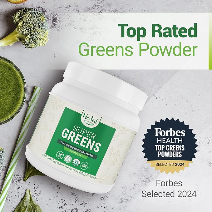 Super Greens Daily Greens Superfood Powder w/20+ Whole 60 Servings