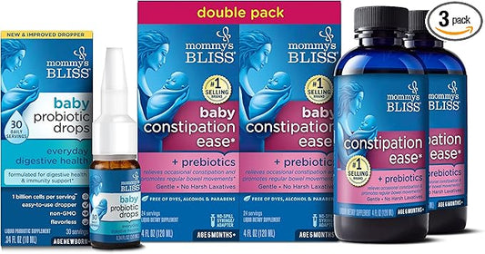 Mommy's Bliss Baby Probiotic Drops Everyday 30 Servings 1), with 24 Servings 2)