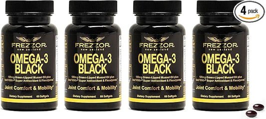 FREZZOR Omega 3 Black UAF1000+, Inflammation, 60 Count 4)