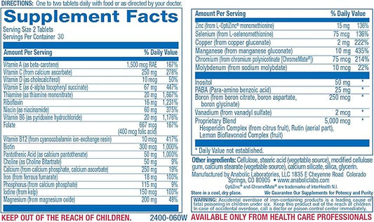 Daily Multivitamin for Men and Women 60 Daily