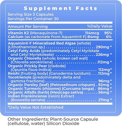 Premier Research Labs Premier Bone Health - Bone Health Vitamins, Bone Strength Supplement for Women & Men, Calcium Supplement with Vitamin K2, Healthy Bone Support - 90 Capsules