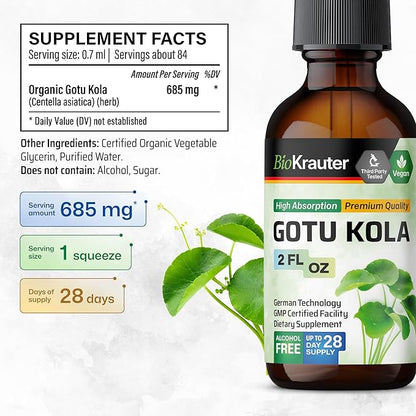 Gotu Kola Tincture 2 Fl.Oz.