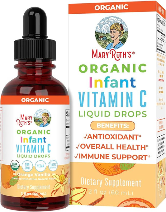 MaryRuth Organics Infant Vitamin C Drops, 6-12 Months, 30 Servings