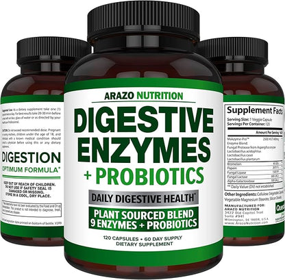 Digestive Enzymes with Probiotics 120 Pills