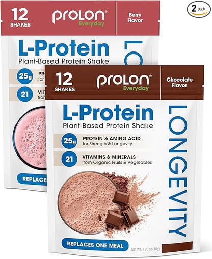 ProLon Longevity Plant Based Protein Powder 25g of 24 Packets