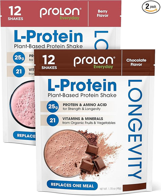 ProLon Longevity Plant Based Protein Powder 25g of 24 Packets