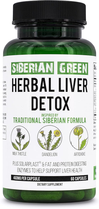 Herbal Liver Detox with Milk Thistle 60 Capsules