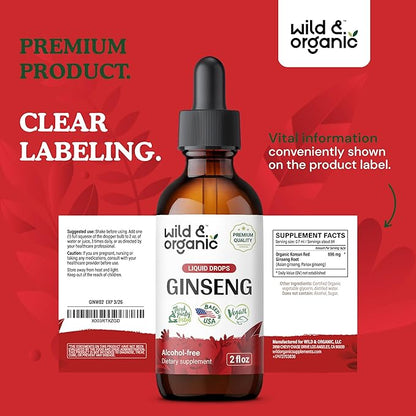Ginseng Tincture - Korean Red Panax 2 fl