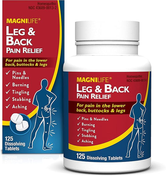 MagniLife Leg & Back Pain Relief, 125 Quick-Dissolve