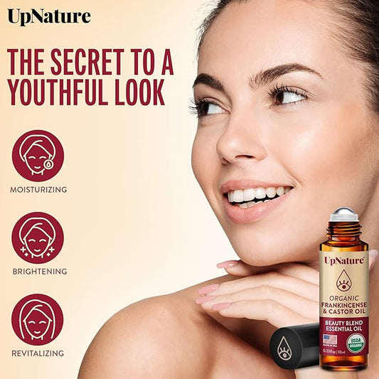UpNature Beauty Essential Oil Blend Roll On 100% Organic