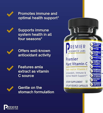 Premier Research Labs Vitamin C Supplement 60 Vegetarian