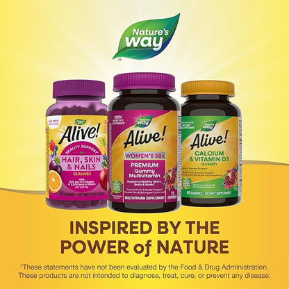Nature’s Way Alive! Women’s 50+ Premium 75 Gummies