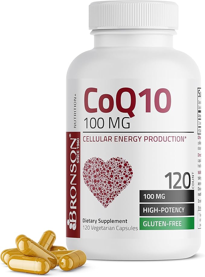 Bronson CoQ10 100 MG High Potency 120 Vegetarian