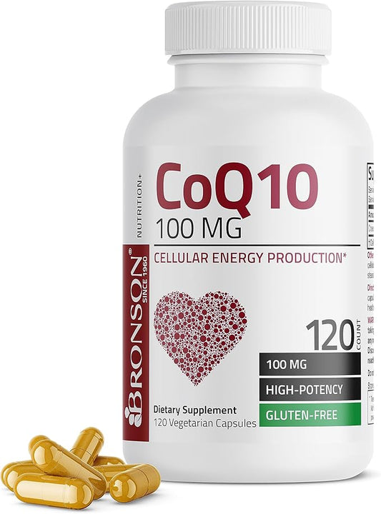 Bronson CoQ10 100 MG High Potency 120 Vegetarian
