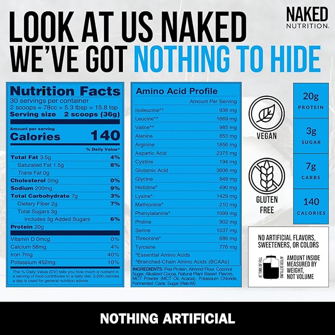 NAKED Shake - Chocolate Coconut Almond 30 Servings