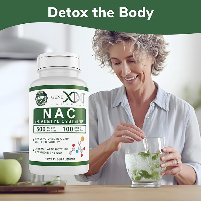 GENEX NAC 500mg (100 Capsules) N-Acetyl (3 Month