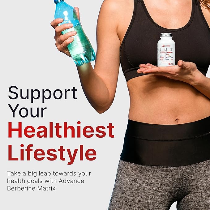 Advance Berberine Matrix 90caps: 5 in 1 Dihydroberberine 400mg, Milk 300mg, Ceylon 20:1 400mg 400mg , 100mg, Chromium 1000mcg
