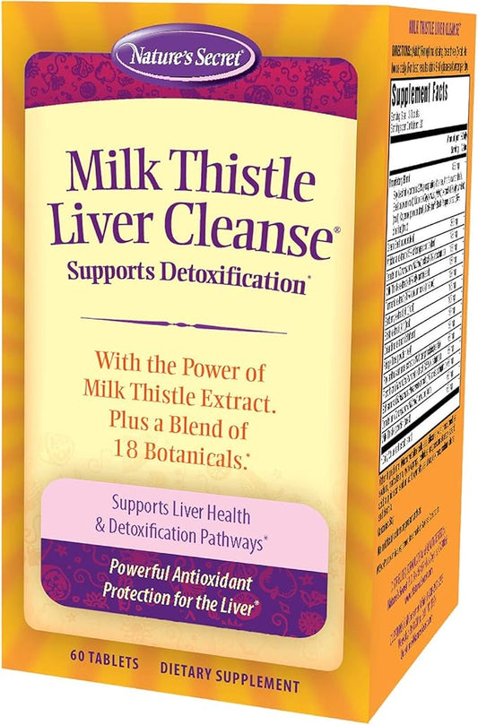 Nature's Secret Milk Thistle Liver Cleanse 60 ct