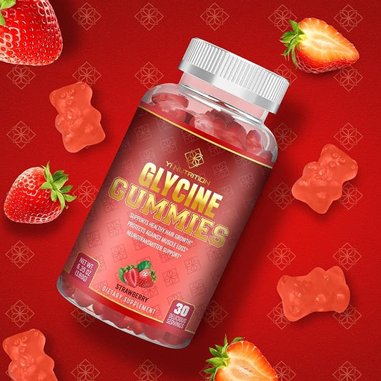 Glycine Gummy - World's First Glycine Gummy! Sugar-Free, No Maltitol