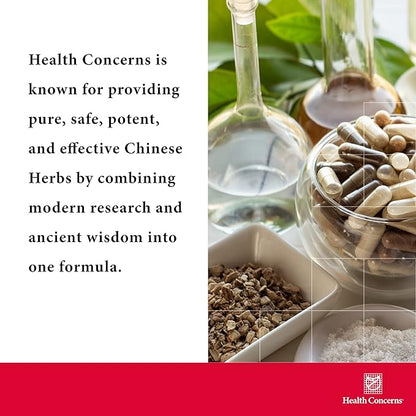Health Concerns Channel Flow – Muscle Relaxation & Pain Support Supplement for Men & Women – Corydalis Root Extract – Chinese Herbal Formula for Headaches, Joint & Menstrual Discomfort – 60 Capsules