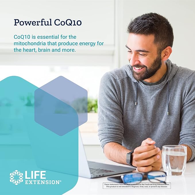 Life Extension Super-Absorbable CoQ10 with D-Limonene 50mg Q10 Supplement 60 Softgels