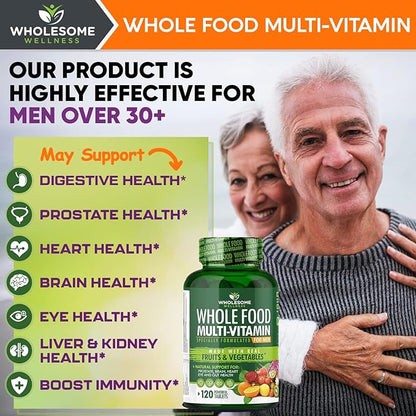 Whole Food Multivitamin for Men 120 Tablets