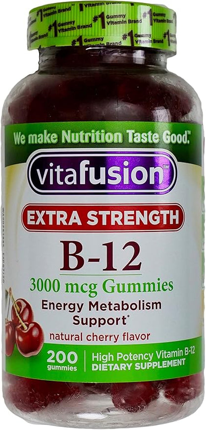 Vitafusion Extra Strength B12 Gummy Vitamins (200 Count)