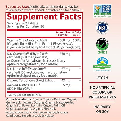 Garden of Life Quercetin Probiotic & 60 tablets