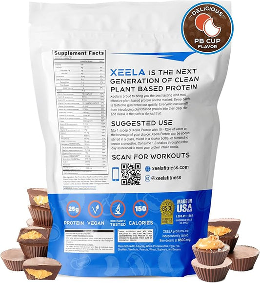 XEELA Plant Based Vegan Protein Powder 25g High