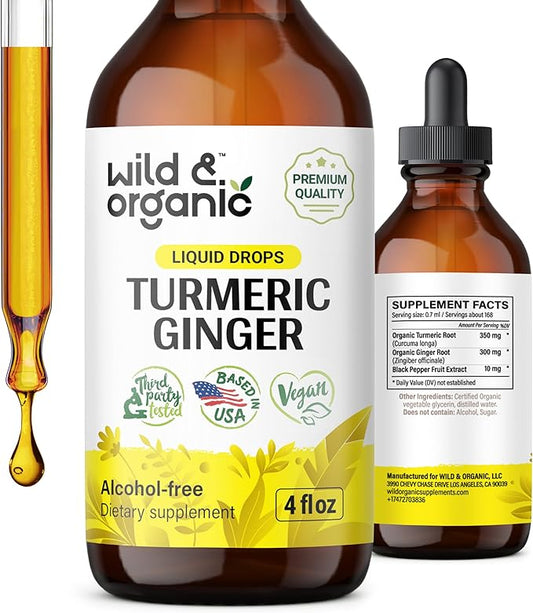 Turmeric Ginger Liquid Supplement 4 fl