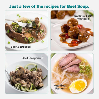 KETO CHOW BEEF SOUP BASE 1 MEAL