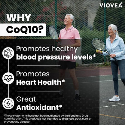 CoQ10 - Made in USA, 120 200mg (4-Month (4-Month Supply), Q10 Supplement