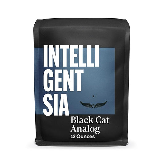 Intelligentsia Coffee, Medium Roast Whole Bean Coffee - Black Cat Analog 12 Ounce Bag