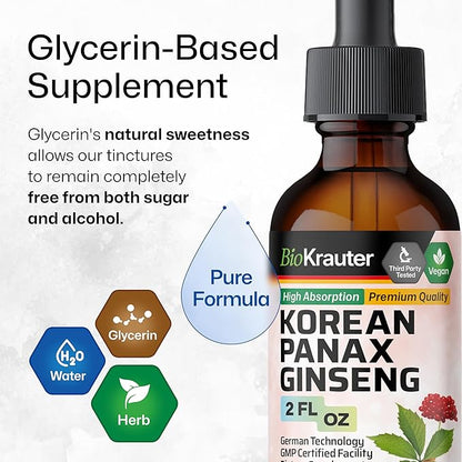 Panax Ginseng Liquid Drops 2 Fl.Oz.