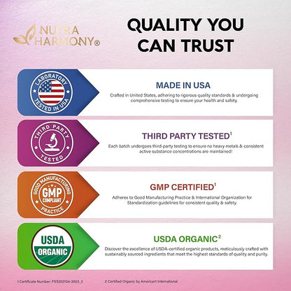 USDA Organic Vitamin B-Complex B5 Pantothenic Acid B12 Methylcobalamin B1 Thiamine B6 Pyridoxine B7 Biotin B9 Folic B3 Niacinamide 4fl oz