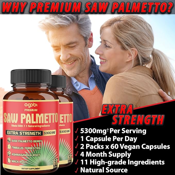 2 Packs 60 Counts 4 Months 5300 mg 11in1 with