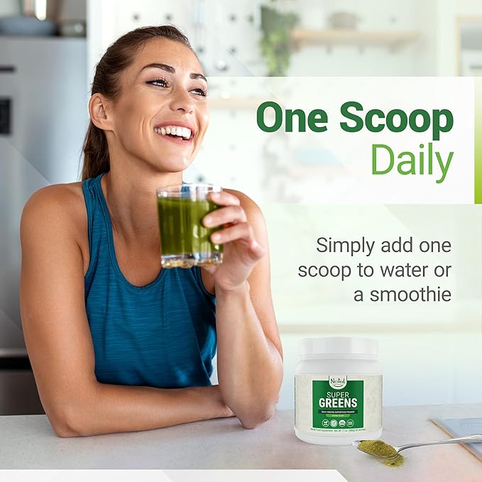 Super Greens Daily Greens Superfood Powder w/20+ Whole 60 Servings