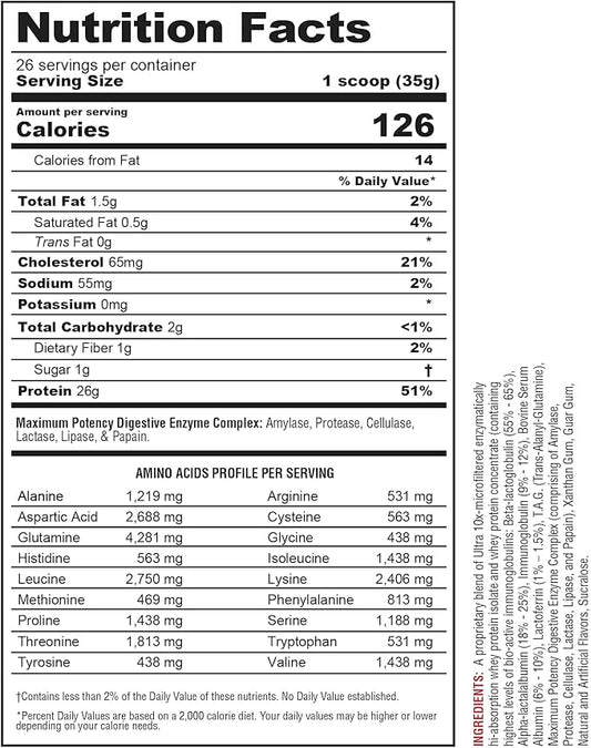 Metabolic Nutrition - Protizyme - Whey 24 Essential 2 Pound
