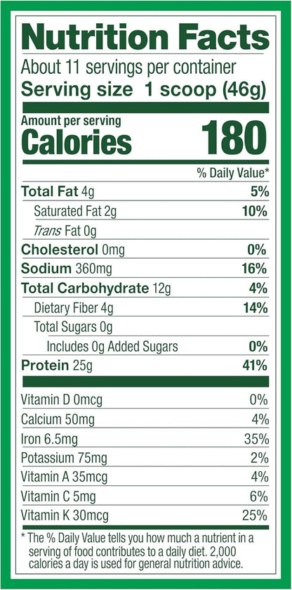 Vega Protein and Greens Protein Powder (11 Servings) 25g Plant 1.2lbs