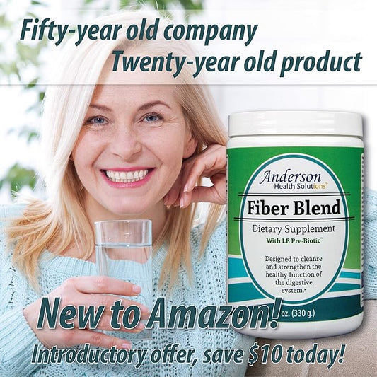 Anderson Fiber Blend with LB Prebiotic, 12 Ounces