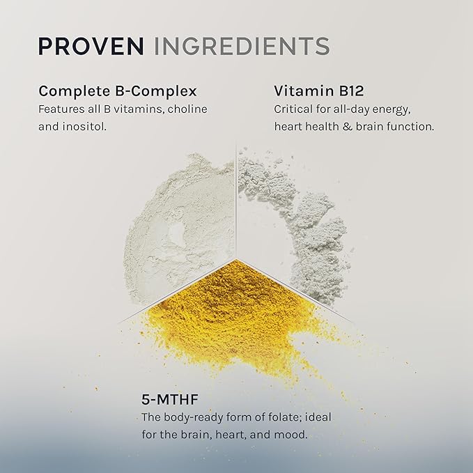 Methylated B-Complex Active B-Vitamin Blend, 90 (90 Day 8 Essential