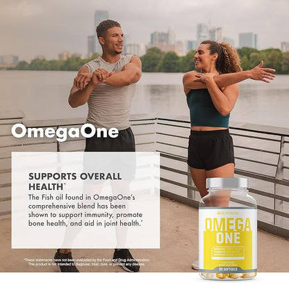 OmegaOne Omega-3 Fish Oil Supplement by (90 500mg 500mg Fish