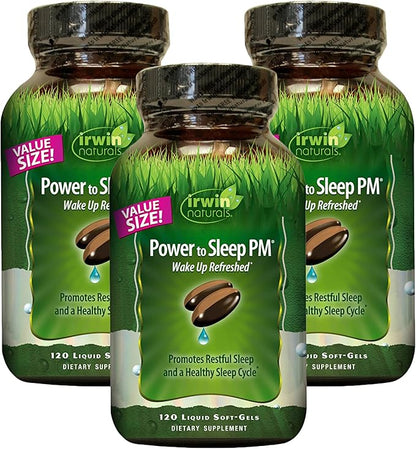 Irwin Naturals Power to Sleep PM 120 Liquid 3 - 180 Total