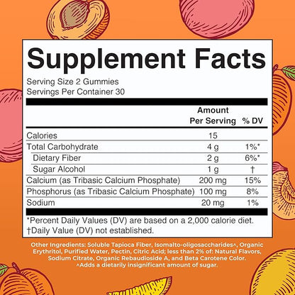 MaryRuth Organics Calcium Supplement | Sugar Free | Calcium Gummies for Women and Men Ages 14+ | Strong Bones and Teeth | Essential Mineral | Vegan | Gluten Free | 60 Count