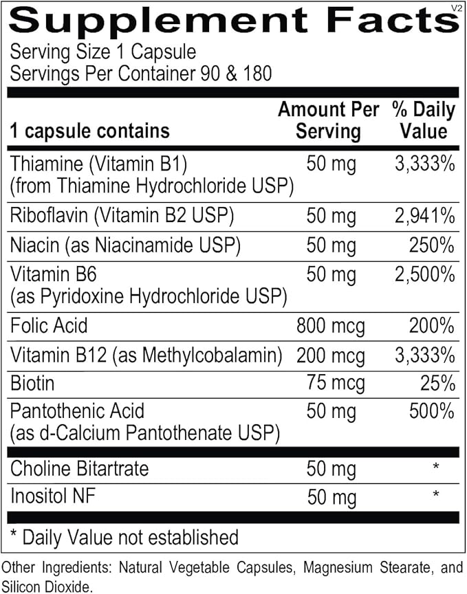 Ortho Molecular - Ortho B Complex 90 Capsules