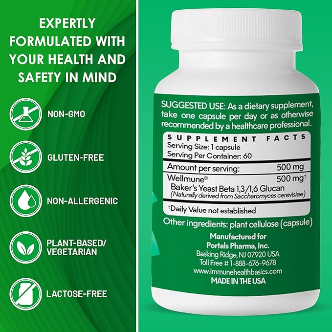 Ultra Strength Immunity 60 Capsules, 500 mg