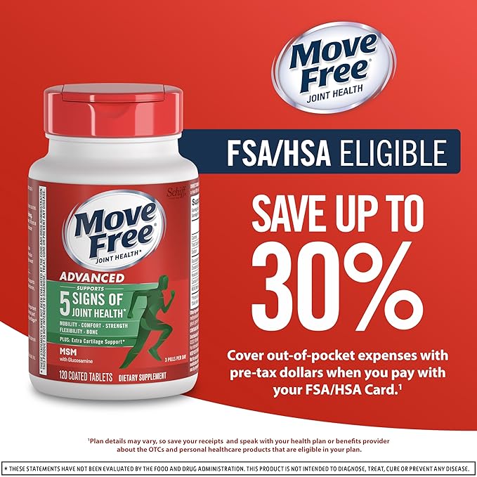Move Free Advanced Plus MSM 120 Count 2)