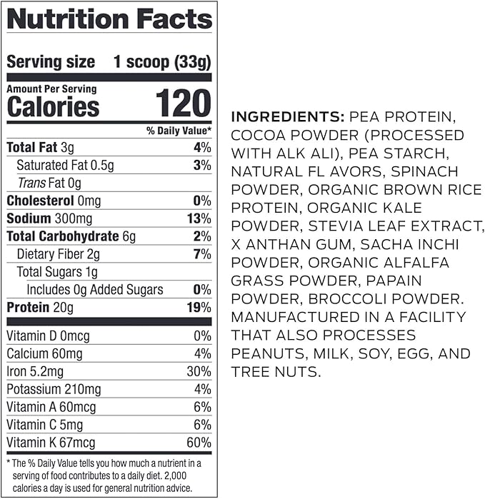 Vega Protein & Greens Bundle, Chocolate (25 Servings