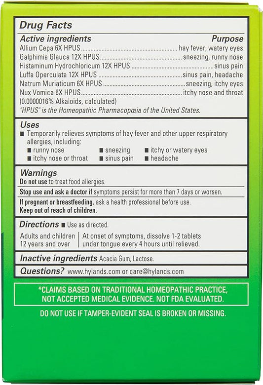 Hyland's Indoor & Outdoor, Non Drowsy 60 Count