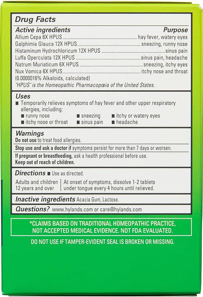Hyland's Indoor & Outdoor, Non Drowsy 60 Count